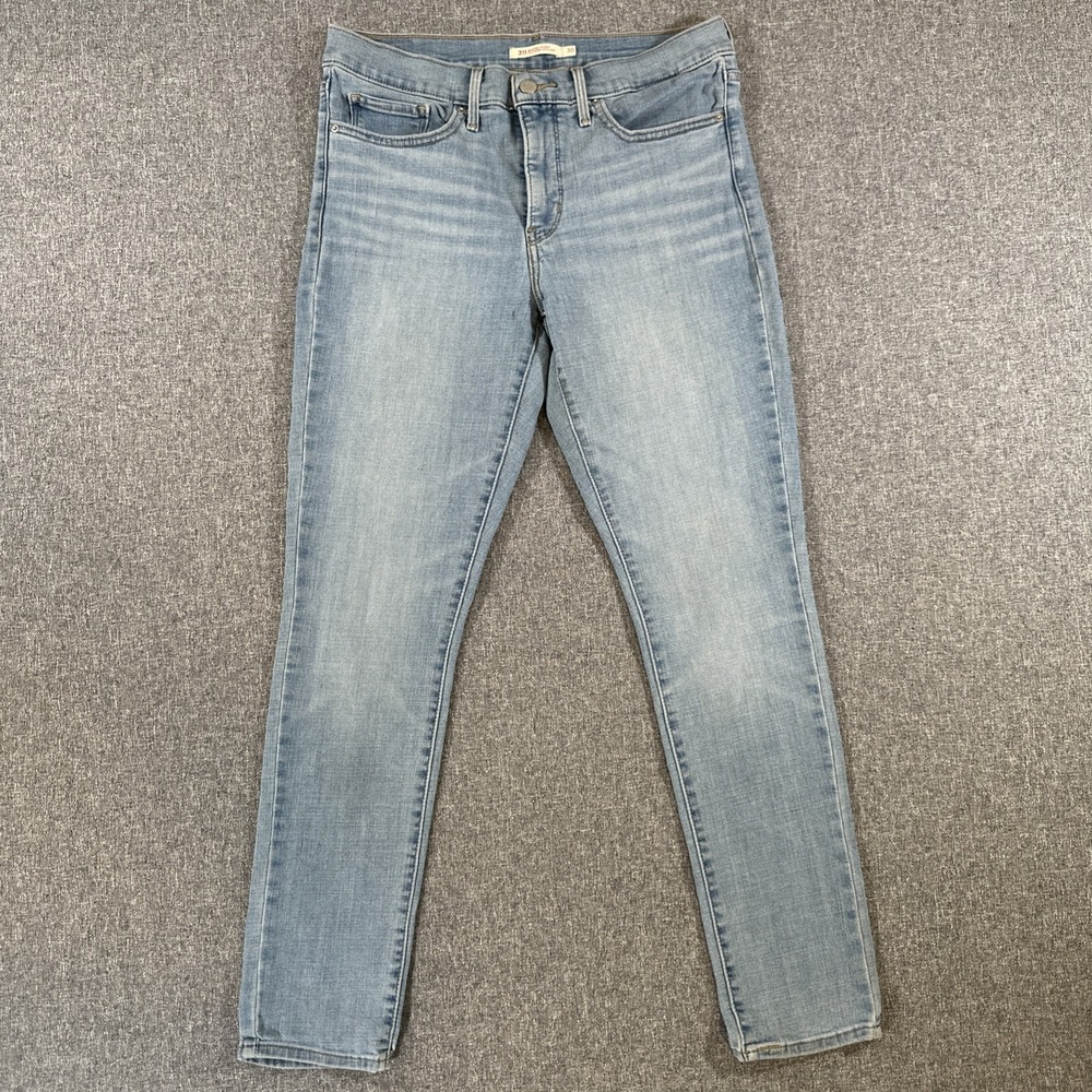 Levi's 311 Shaping Skinny Jeans Women's Size 30 Light Wash Stretch Denim